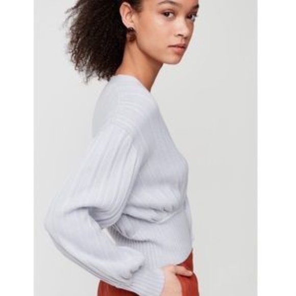 Aritzia Plunge Front Cardigan - Picture 2 of 4